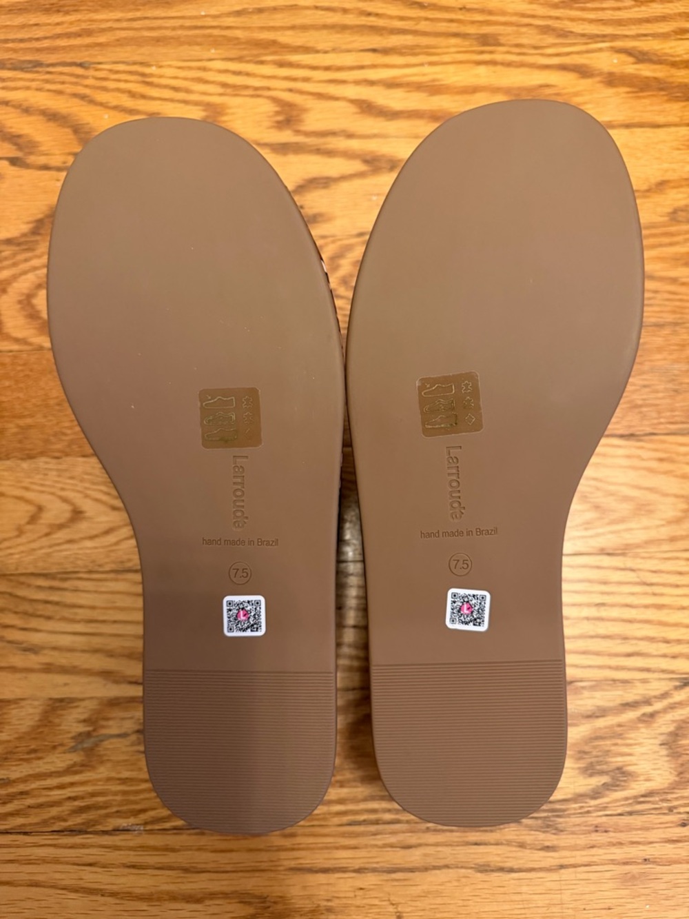 Larroudé Charlie Platform Sandals Patent Daisy Vichy Multi Seaweed NIB Size 7.5 - Picture 5 of 11